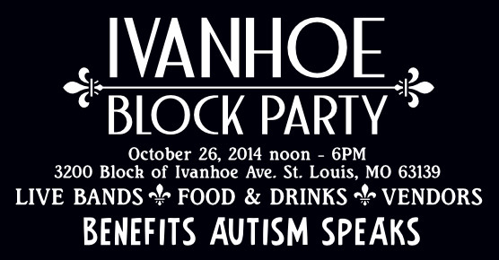 Ivanhoe Block Party Oct. 26 noon-6PM