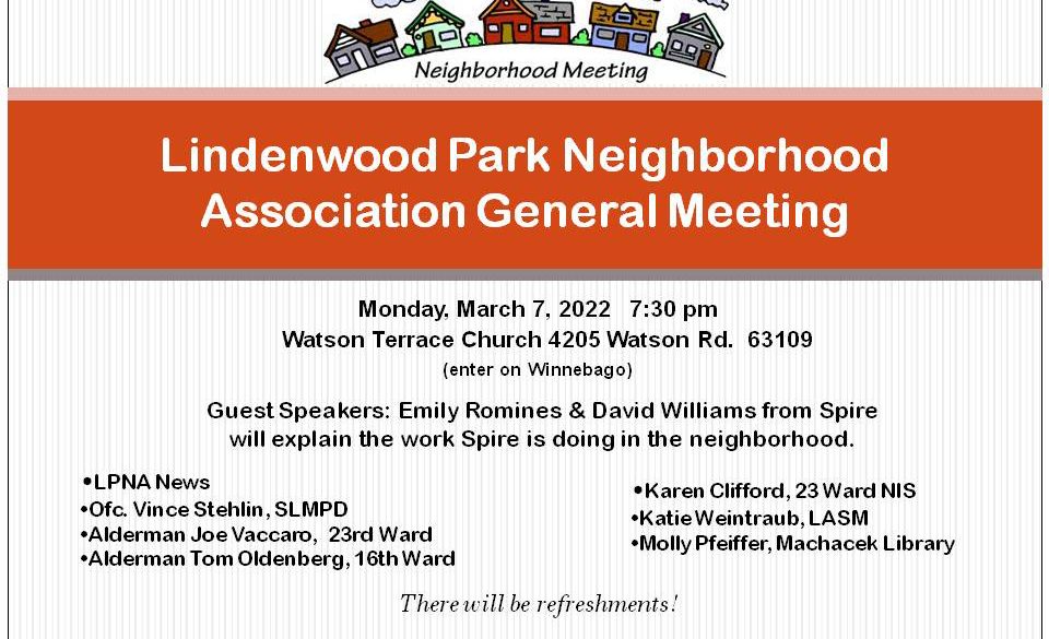 Quarterly Neighborhood Meeting