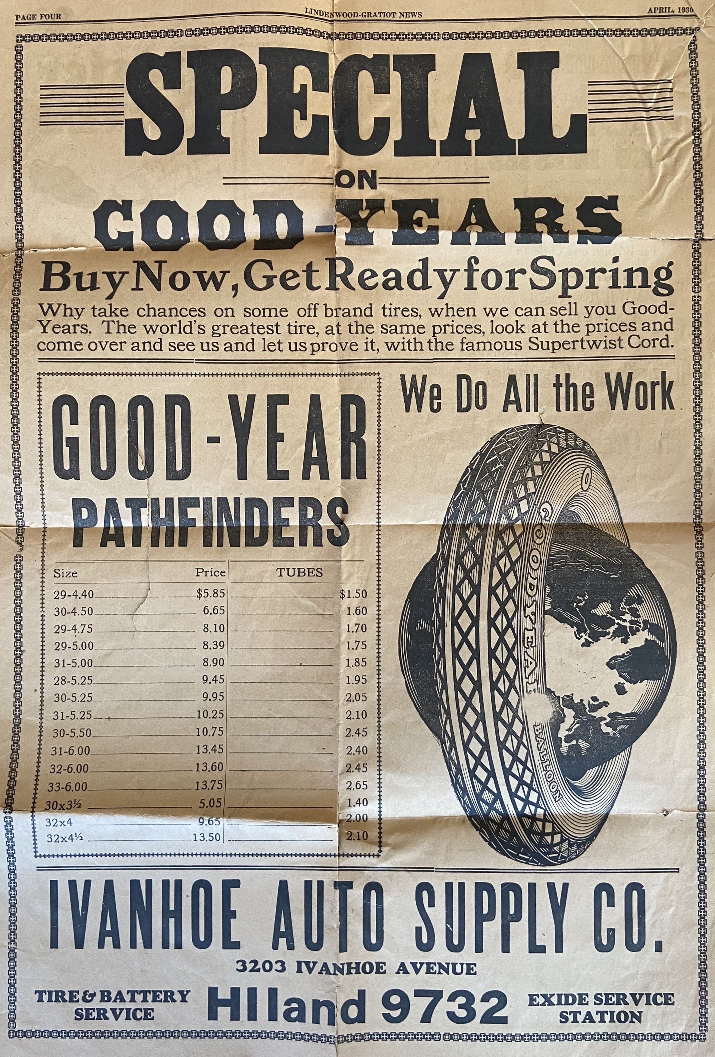 Lindenwood Gatiot News 1930 April page 4
