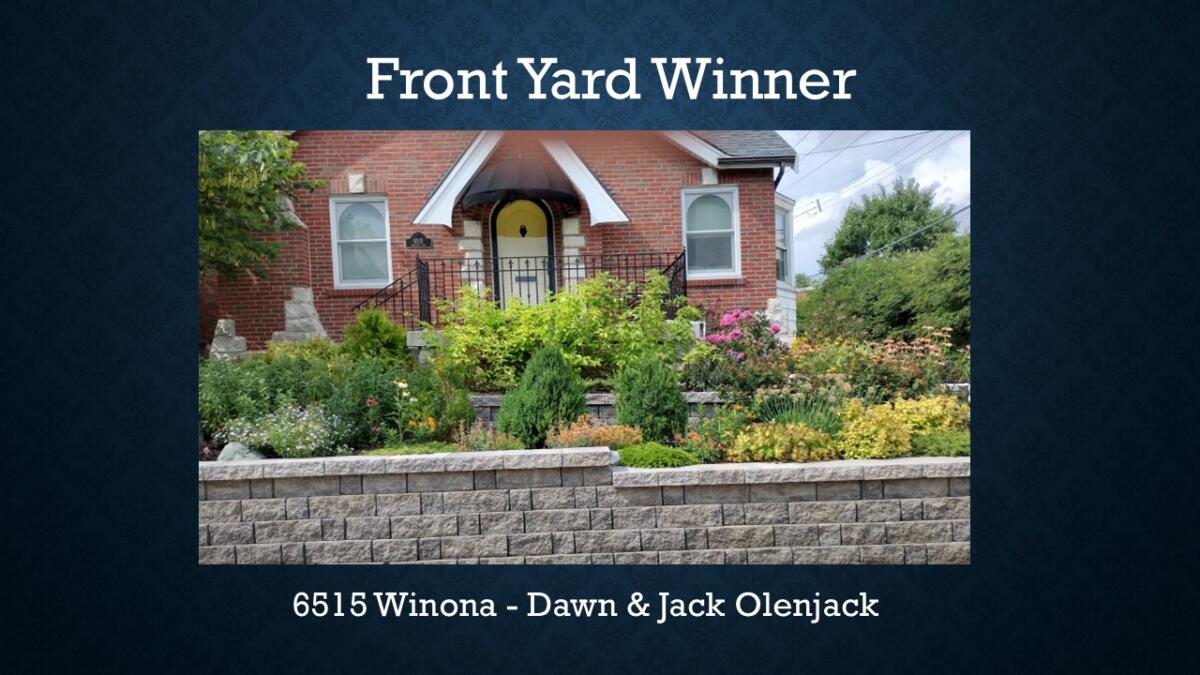 Front Yard Winner 6515 Winona Dawn & Jack Olenjack