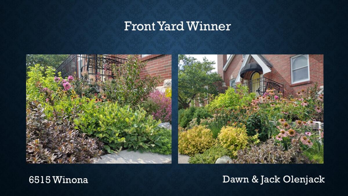 Front Yard Winner 6515 Winona Dawn & Jack Olenjack