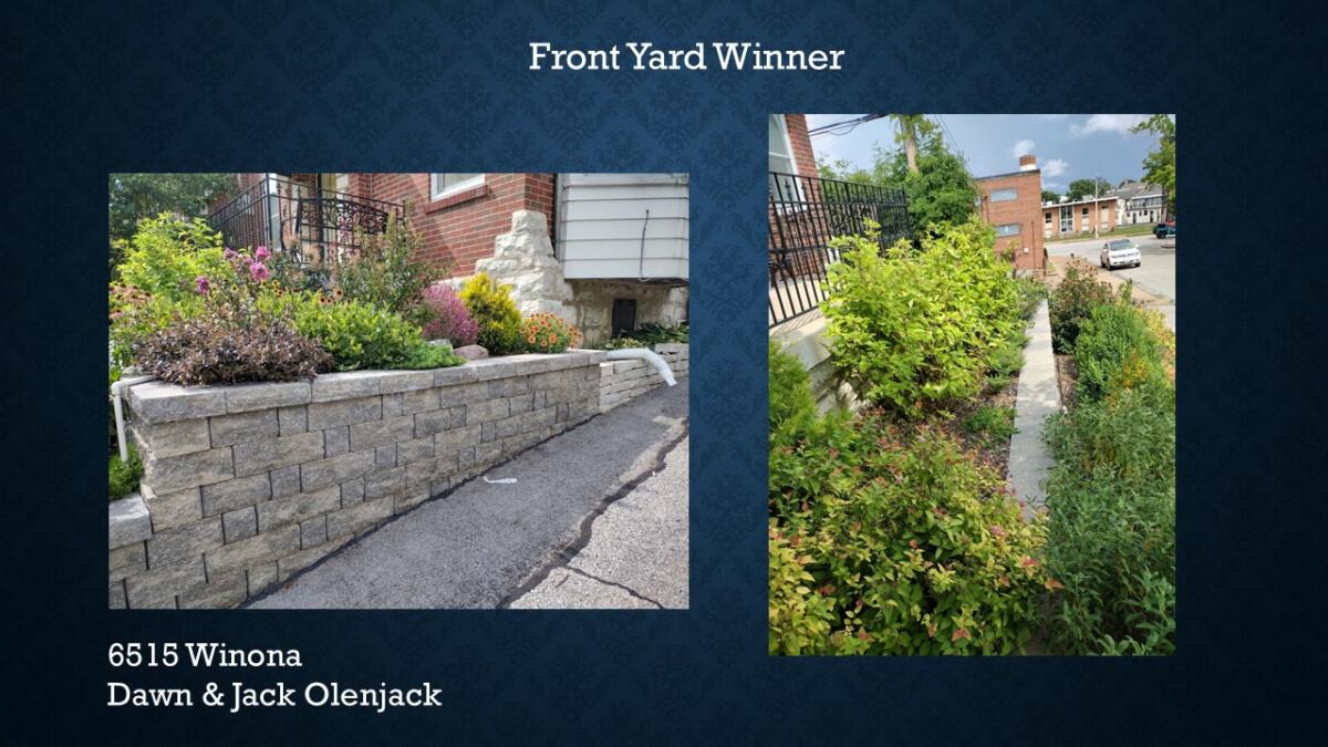 Front Yard Winner 6515 Winona Dawn & Jack Olenjack