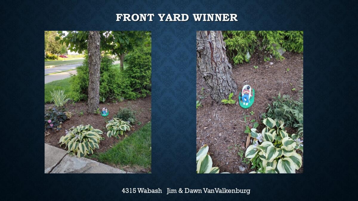 Front Yard Winner 4315 Wabash Jim & Dawn VanValkenburg