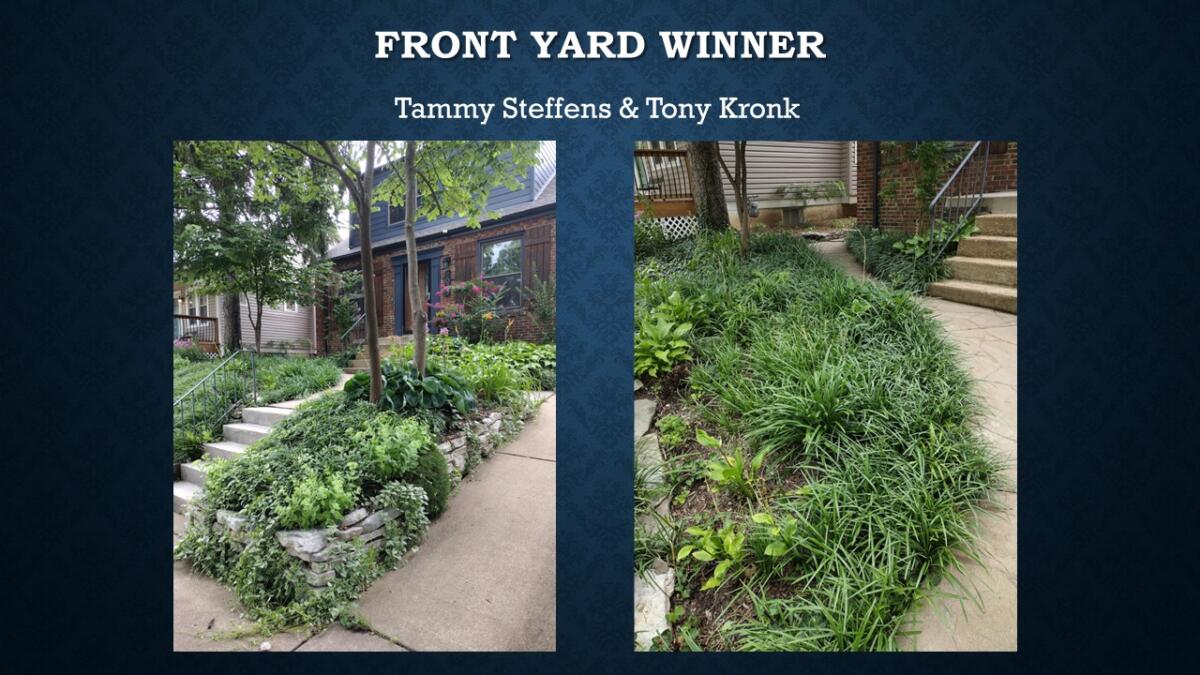 Front Yard Winner 7033 Tholozan Tammy Steffens &Tony Kronk