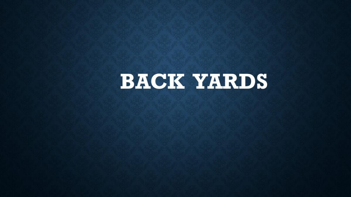 Back Yards